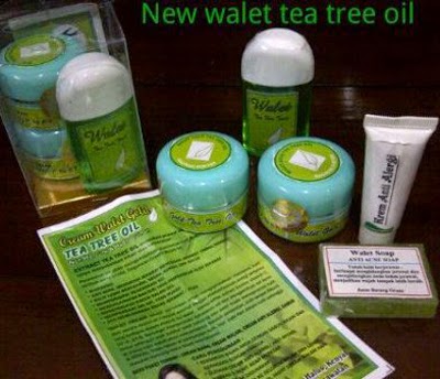 paket lengkap walet tea tree oil pemutih wajah asli
